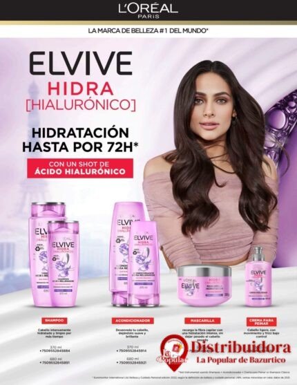 ACONDICIONADOR HIDRA RELLENADOR ELVIVE HIDRA 370ML DE LOREAL