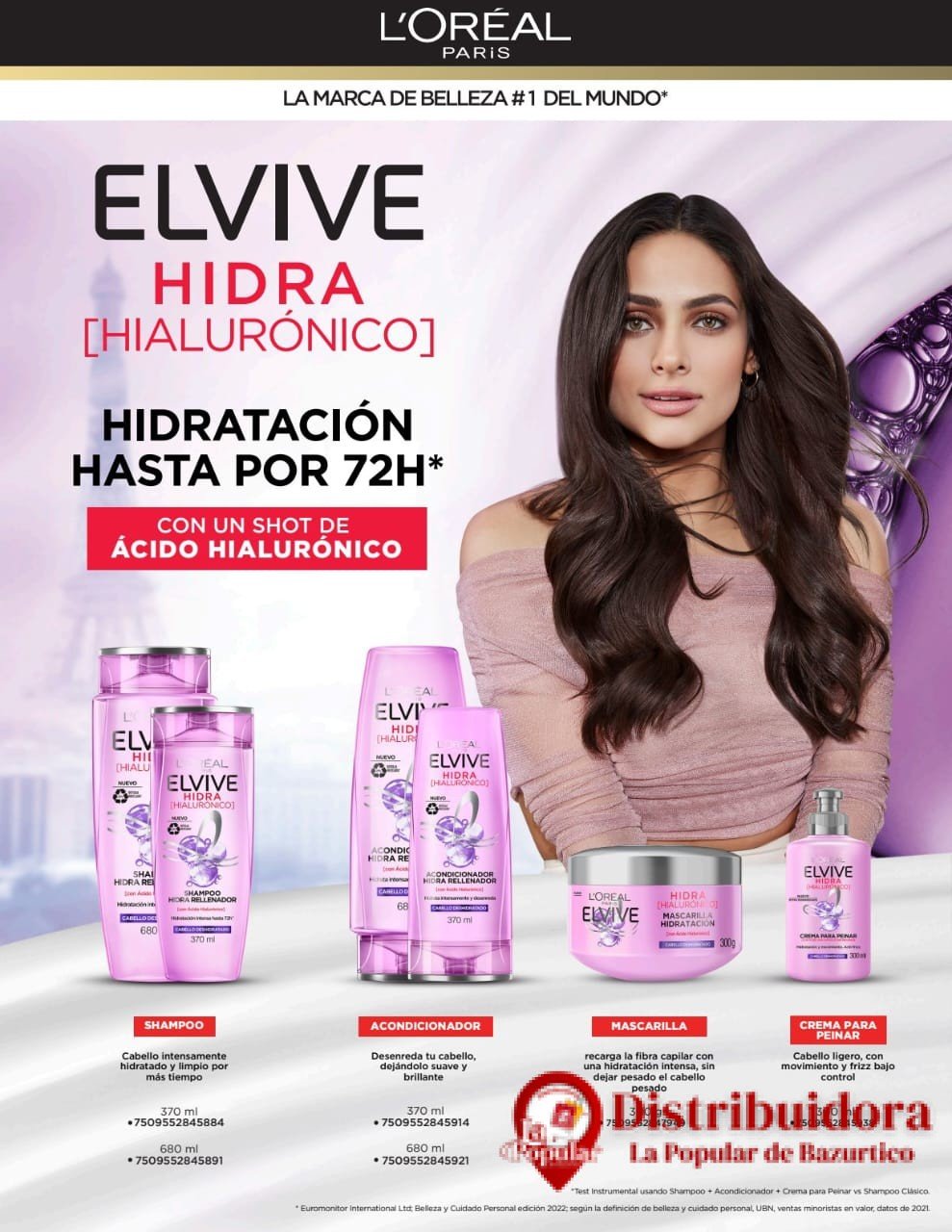ACONDICIONADOR HIDRA RELLENADOR ELVIVE HIDRA 370ML DE LOREAL ACONDICIONADOR HIDRA RELLENADOR ELVIVE HIDRA 370ML DE LOREAL