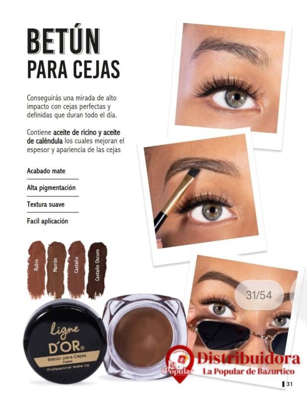 BETUN PARA CEJAS DE LIGNE D´OR