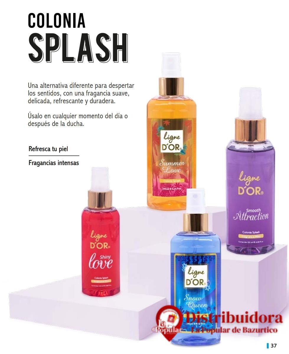 COLONIA SPLASH LIGNE D´OR COLONIA SPLASH LIGNE D´OR