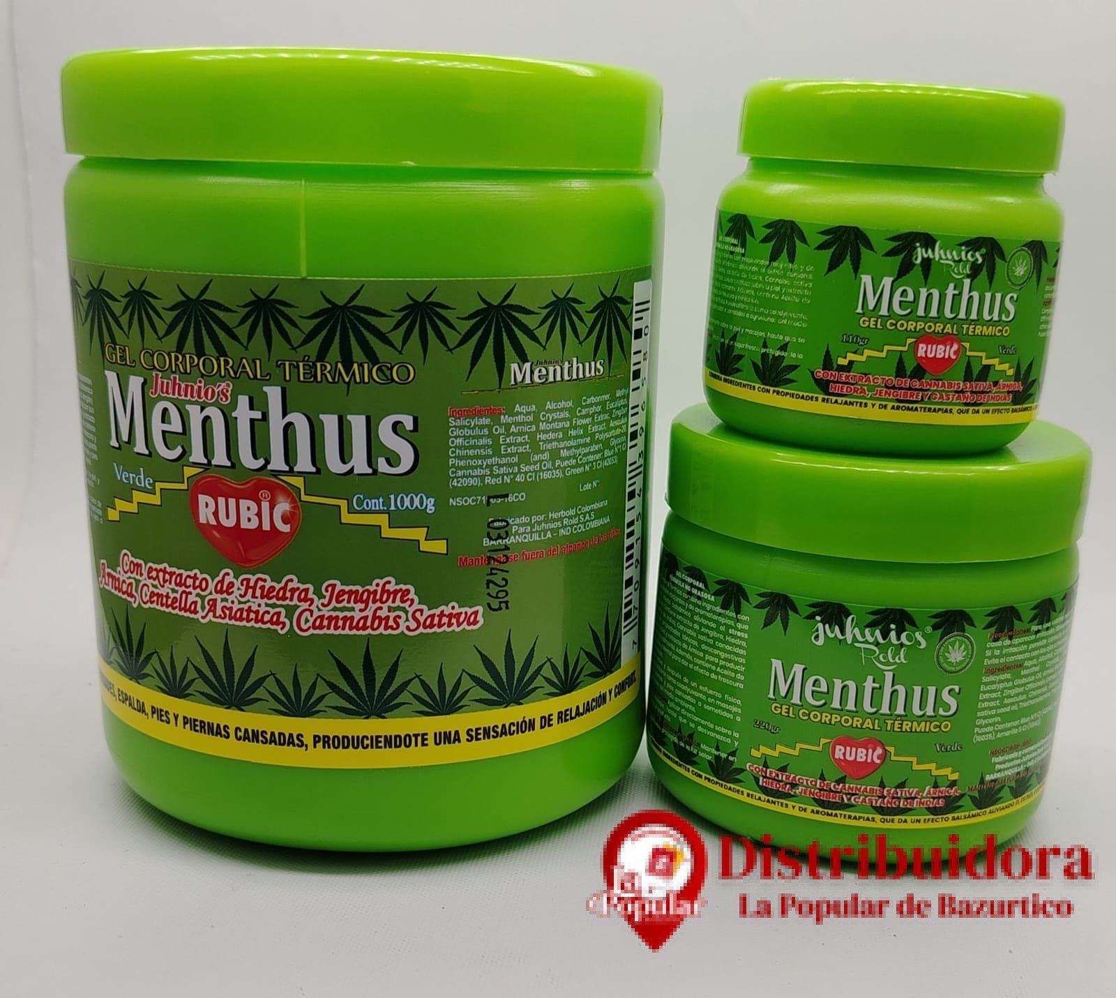 GEL CORPORAL TERMICO CON EXTRACTO DE CANNABIS SATIVA DE USO EXTERNO GEL CORPORAL TERMICO CON EXTRACTO DE CANNABIS SATIVA DE USO EXTERNO