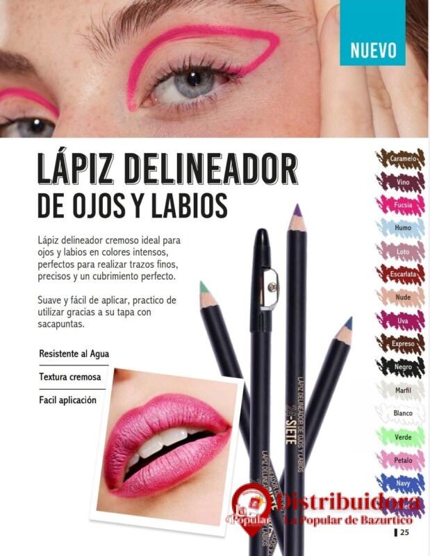 LAPIZ DELINEADOR DE OJOS Y LABIOS DE LIGNE D´OR