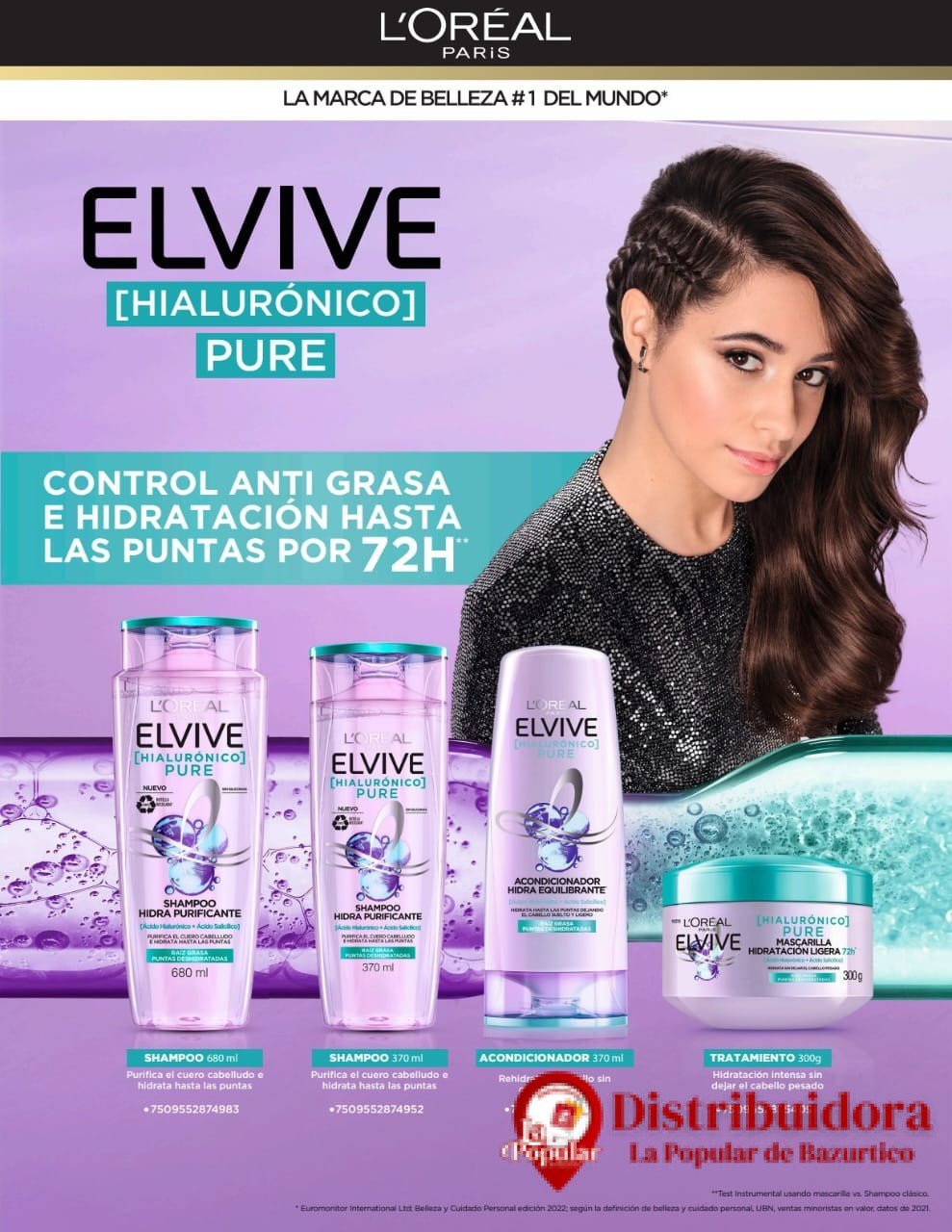 SHAMPOO HIDRA EQUILIBRANTE ELVIVE HIALURONICO 370ML DE LOREAL SHAMPOO HIDRA EQUILIBRANTE ELVIVE HIALURONICO 370ML DE LOREAL