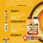 SHAMPOO REPARACION HAIR FOOD COCO DE 300ML DE GARNIER