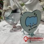 ESPEJO CORAZON AZUL