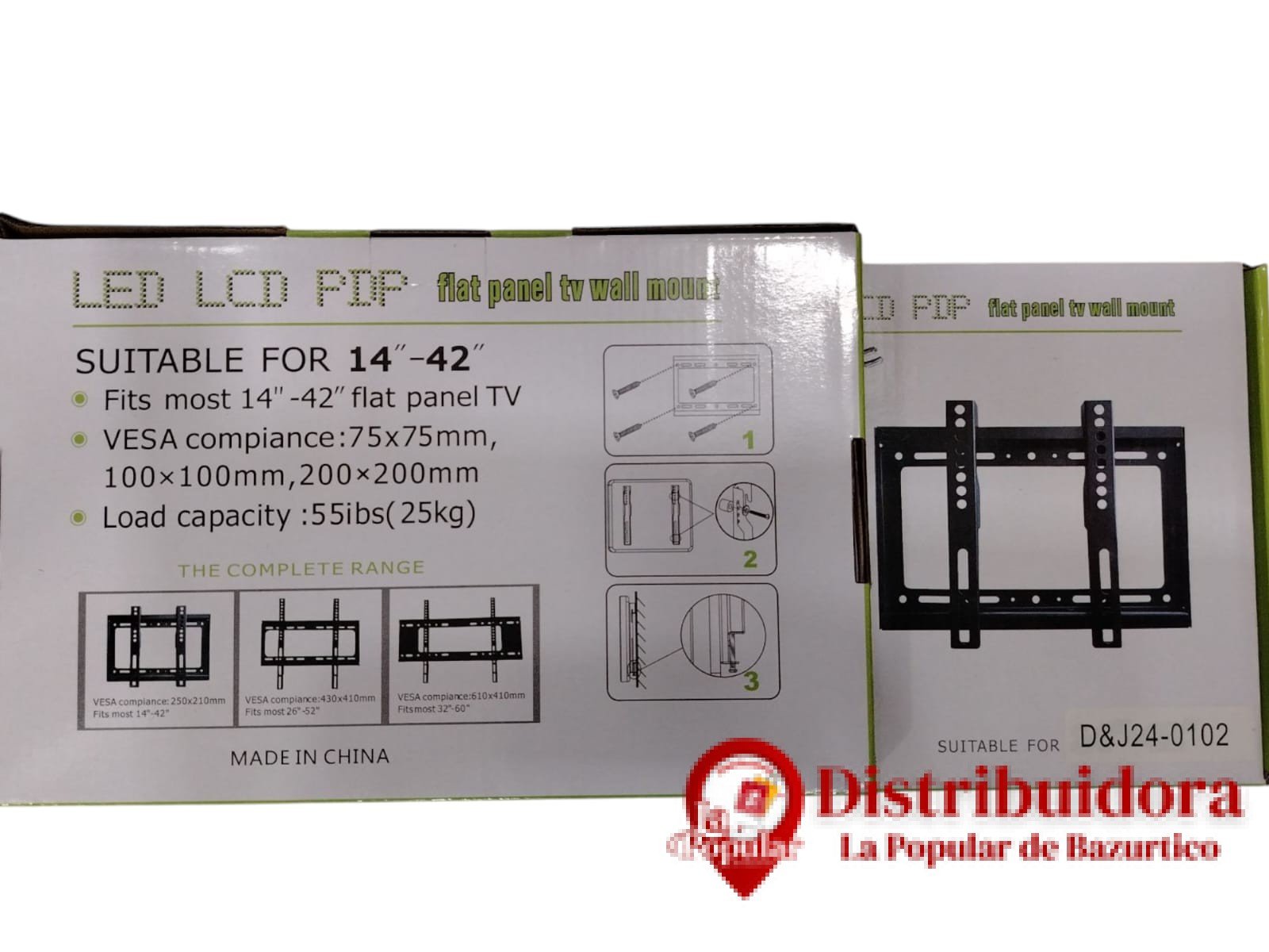 SOPORTE FIJO PARA TV DE 14 A 42 PULGADAS SOPORTE FIJO PARA TV DE 14 A 42 PULGADAS