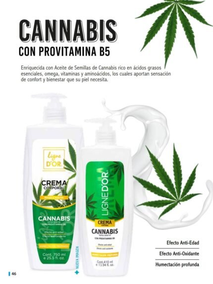 CREMA CORPORAL CON CANNAVIS LIGNE D´OR